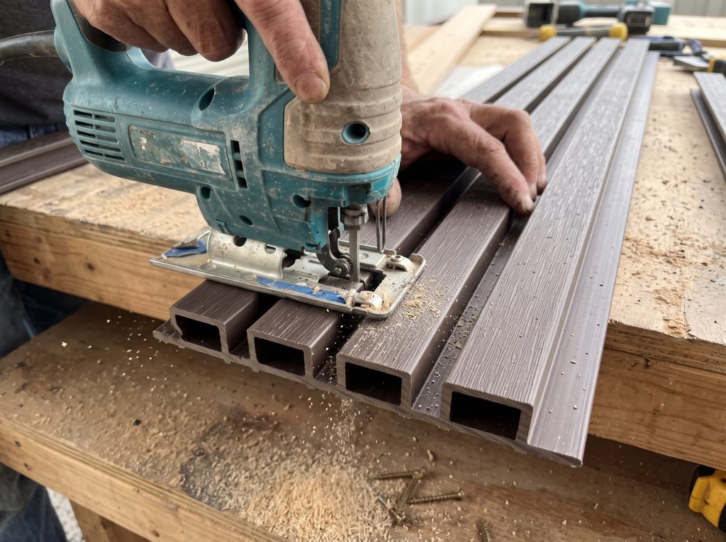 person using jigsaw cutting wood 202608041418